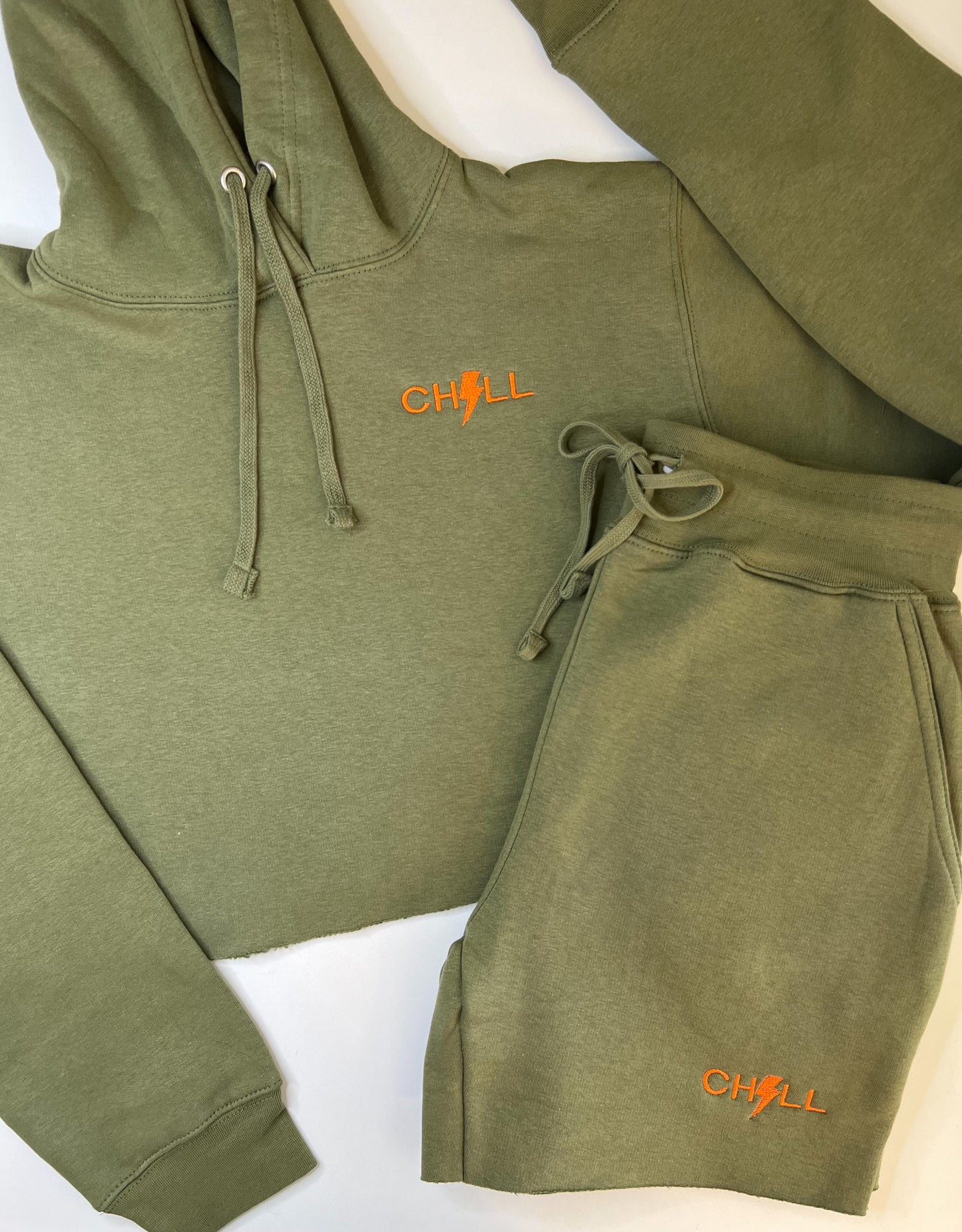 The Chill Cropped Sweatshirt Set