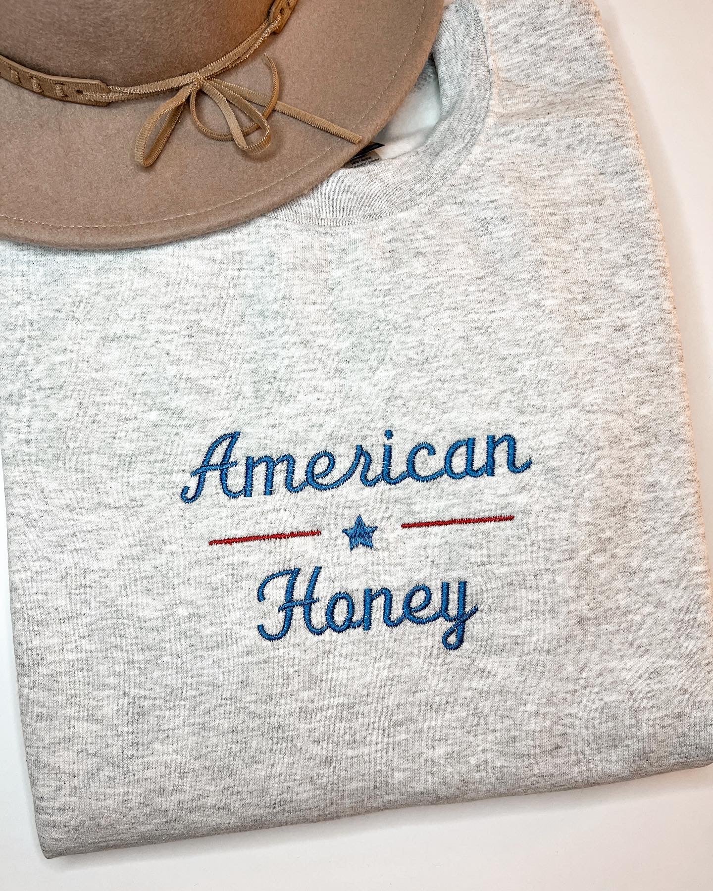 Honey embroidered sweatshirt hotsell