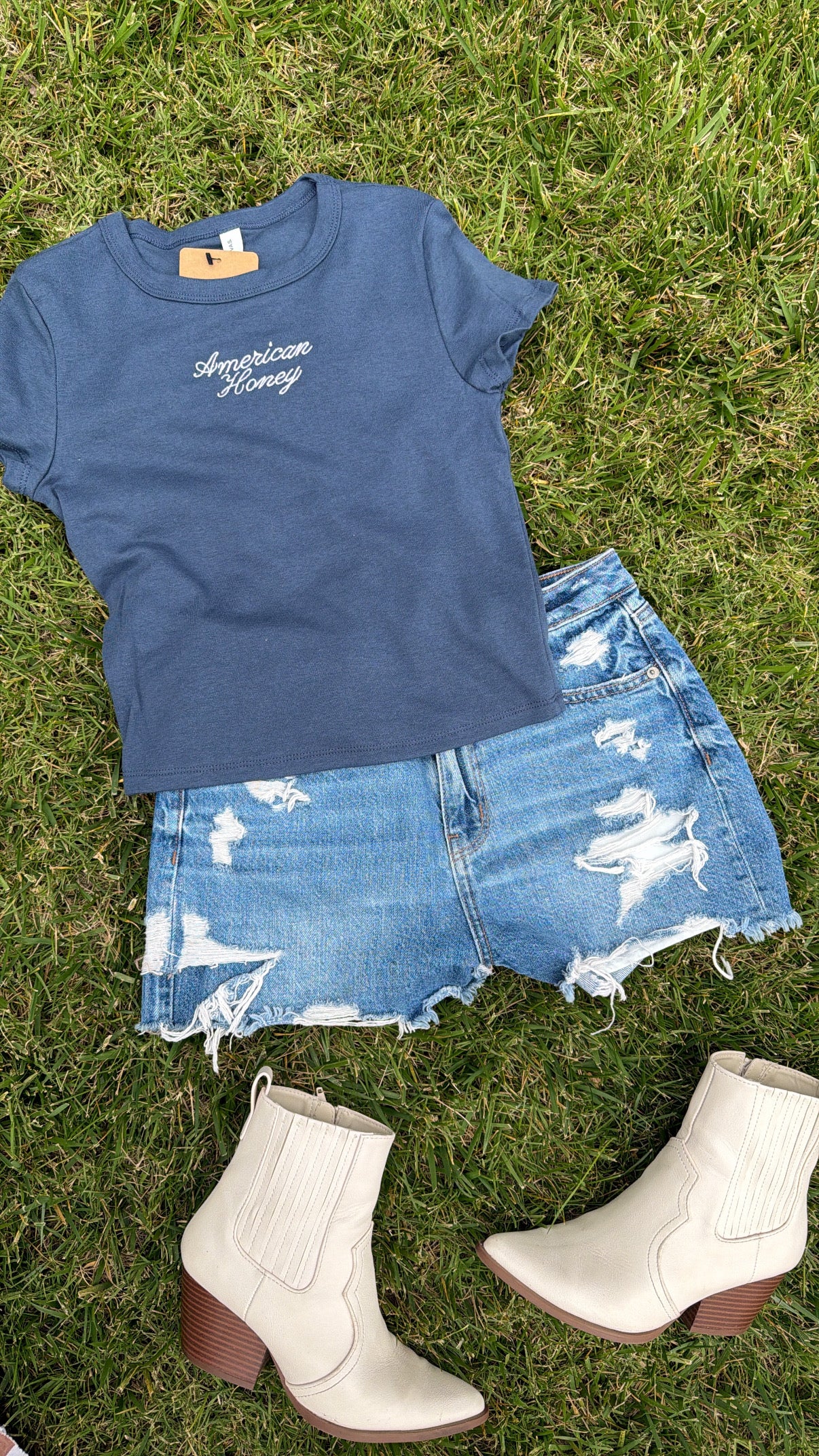 American Honey Embroidered Tee