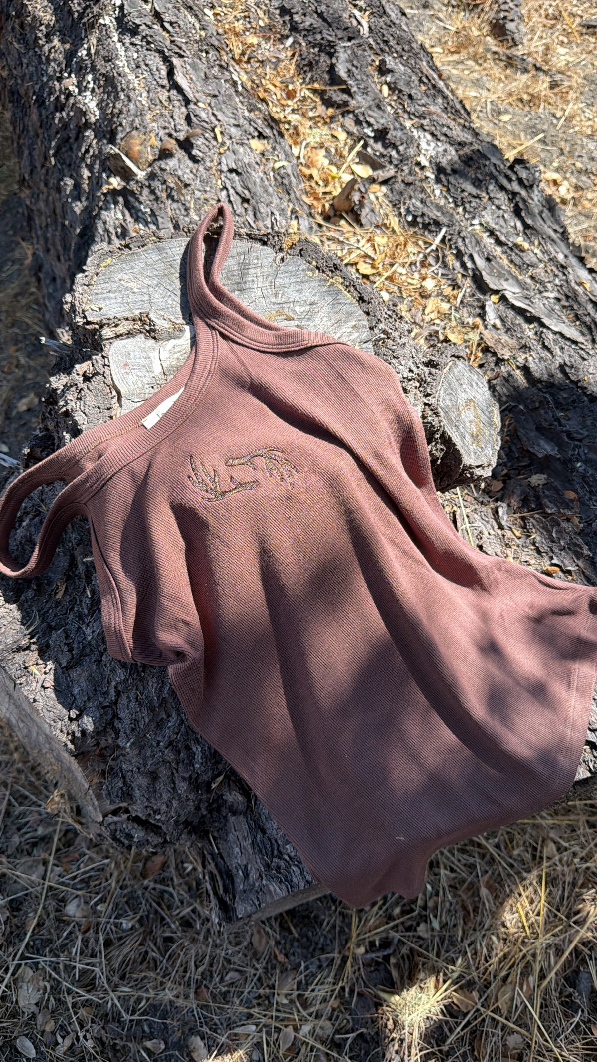 Antler Embroidered Tank
