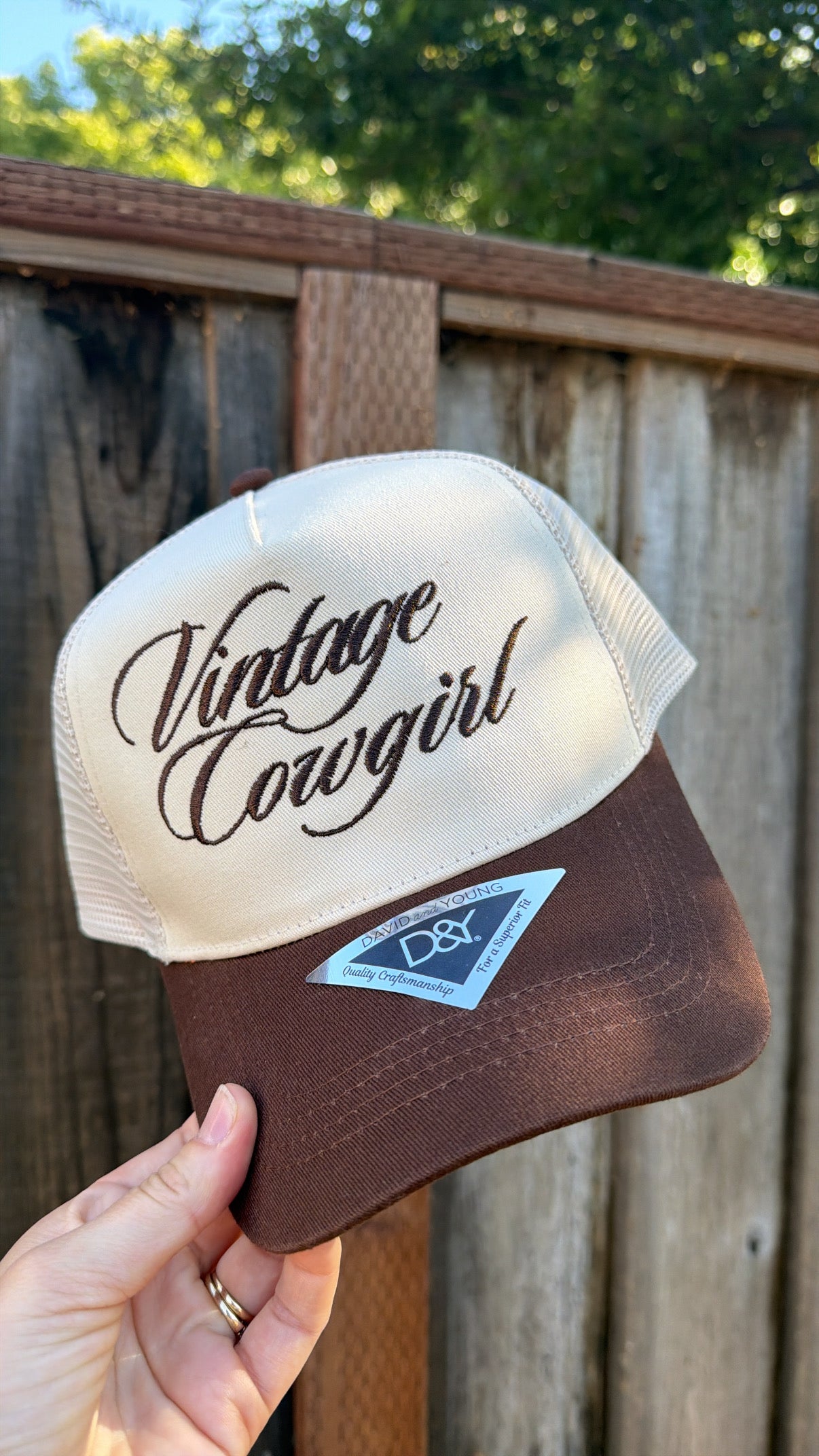 Vintage Cowgirl Embroidered Snapback Hat