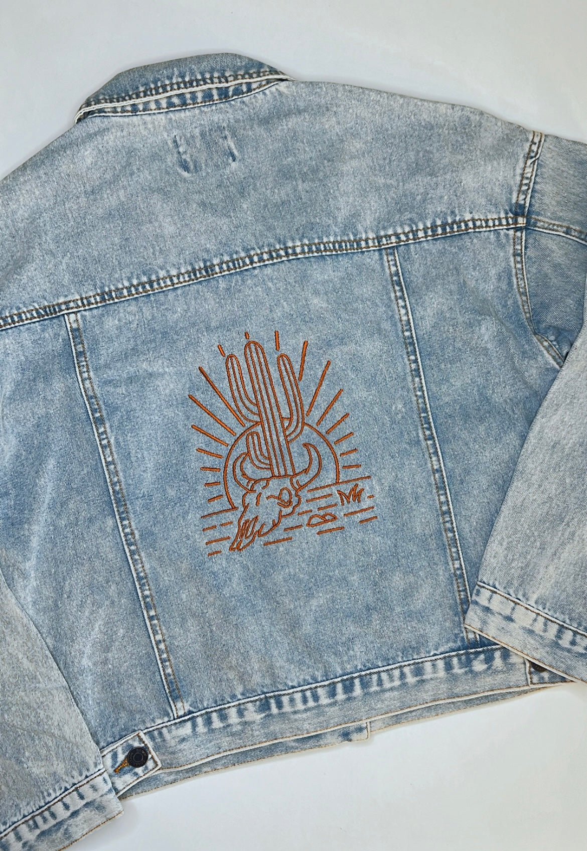 Desert Dreamer Embroidered Denim Jacket