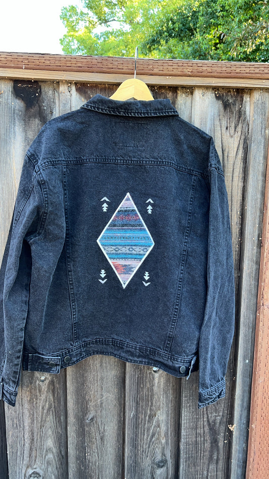 Southwestern Embroidered Denim Jacket