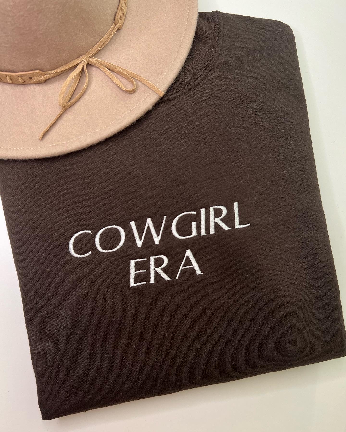 Cowgirl Era Embroidered Crewneck Sweatshirt