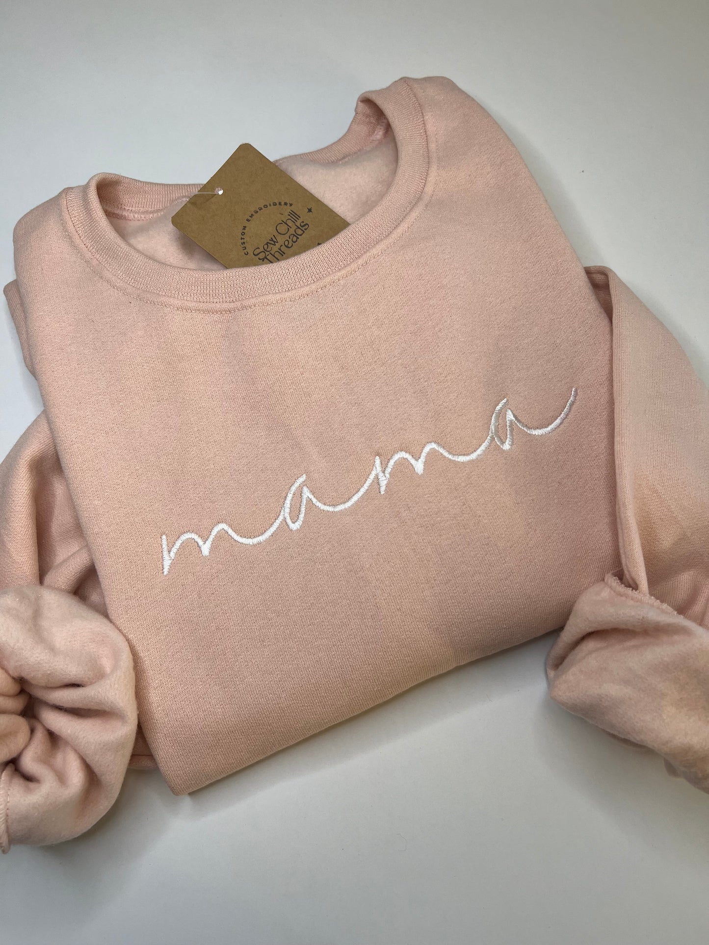 Mama Embroidered Crewneck Sweatshirt