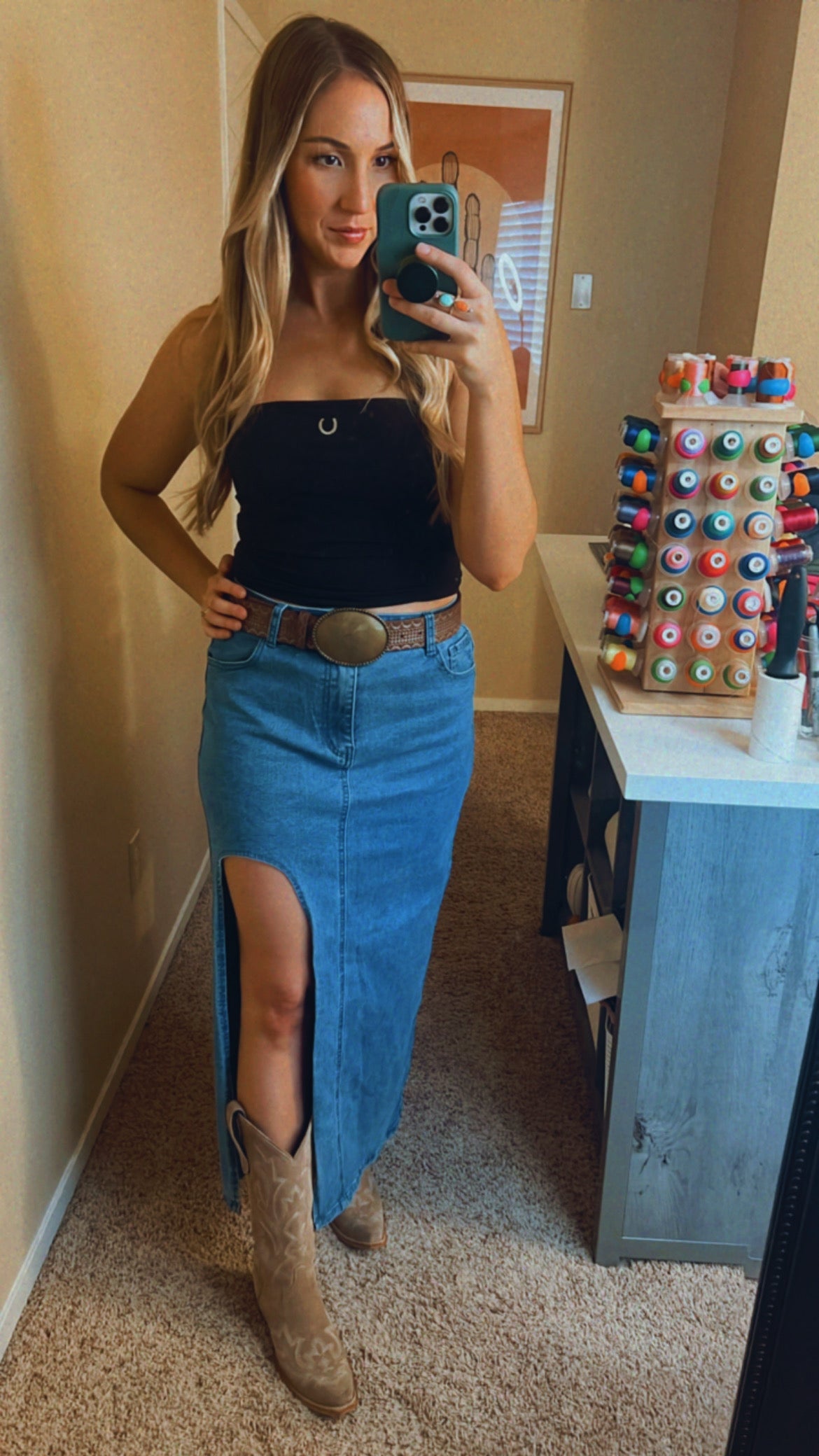 Cowgirl Chic Tube Top
