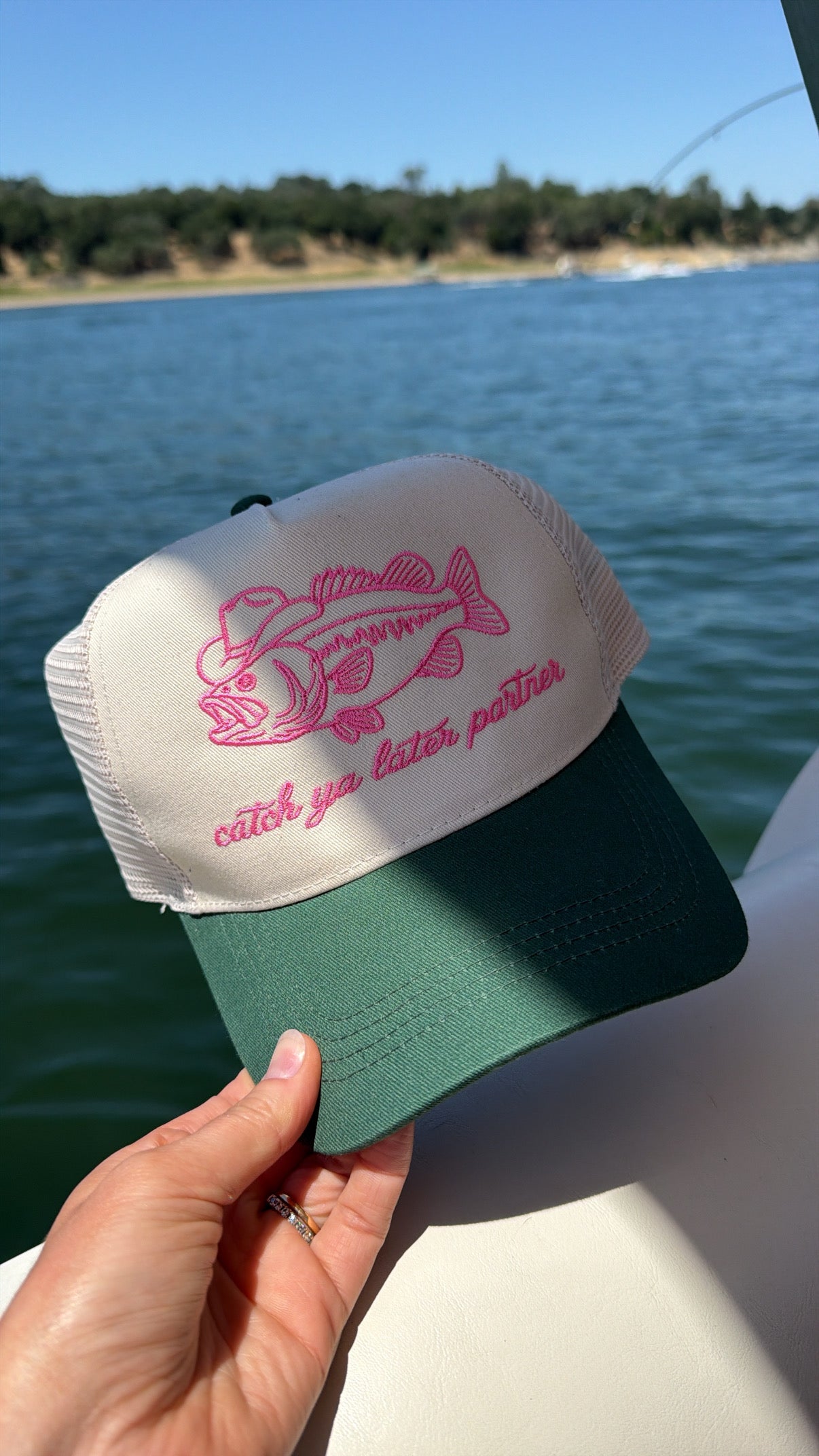 Catch Ya Later Partner Embroidered Snapback Hat