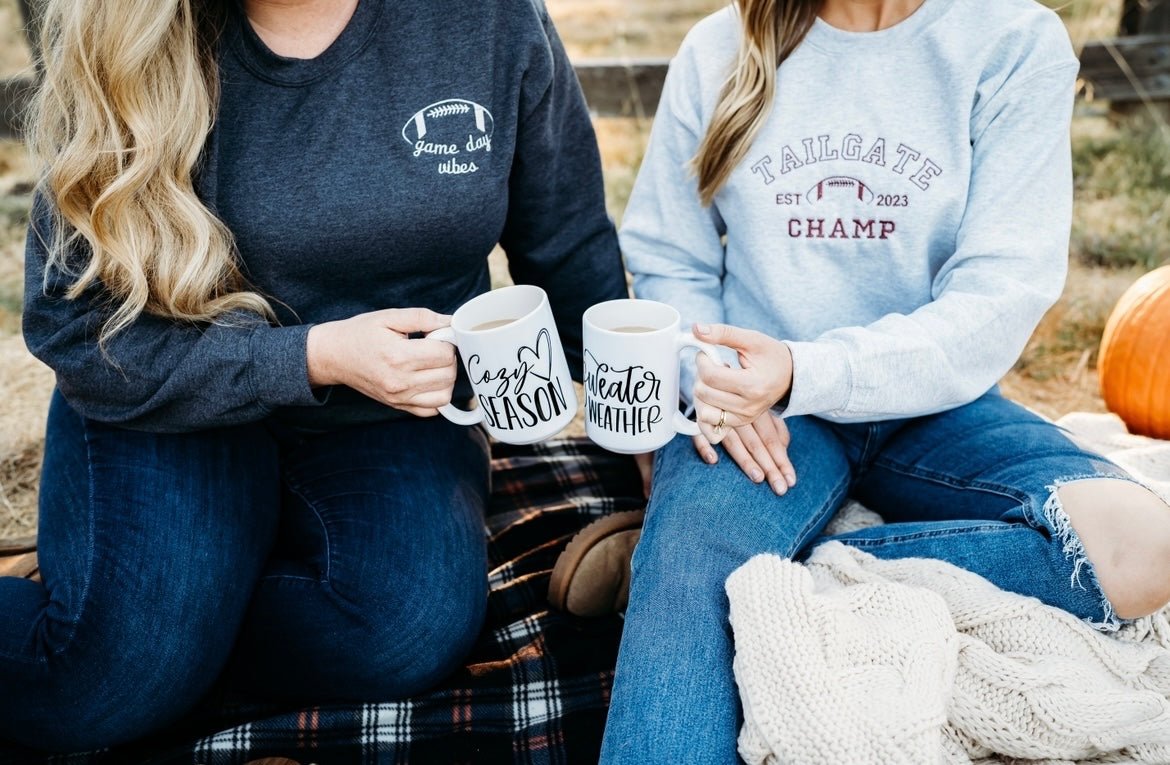 Tailgate Champ Embroidered Crewneck Sweatshirt