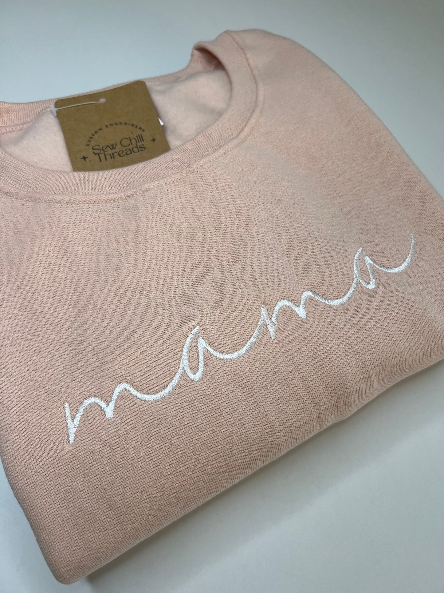 Mama Embroidered Crewneck Sweatshirt