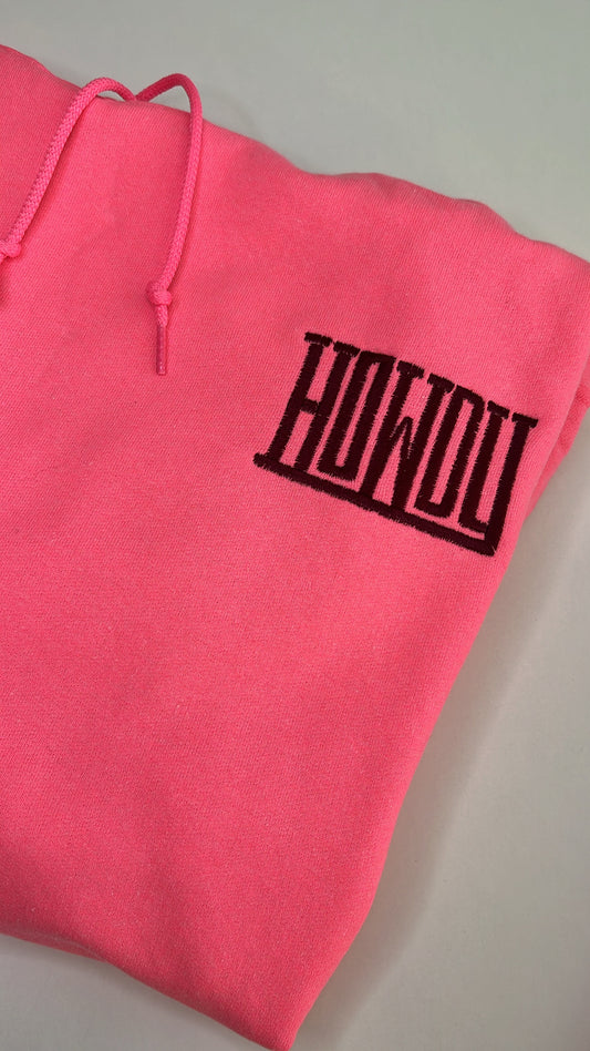 Howdy Neon Hoodie