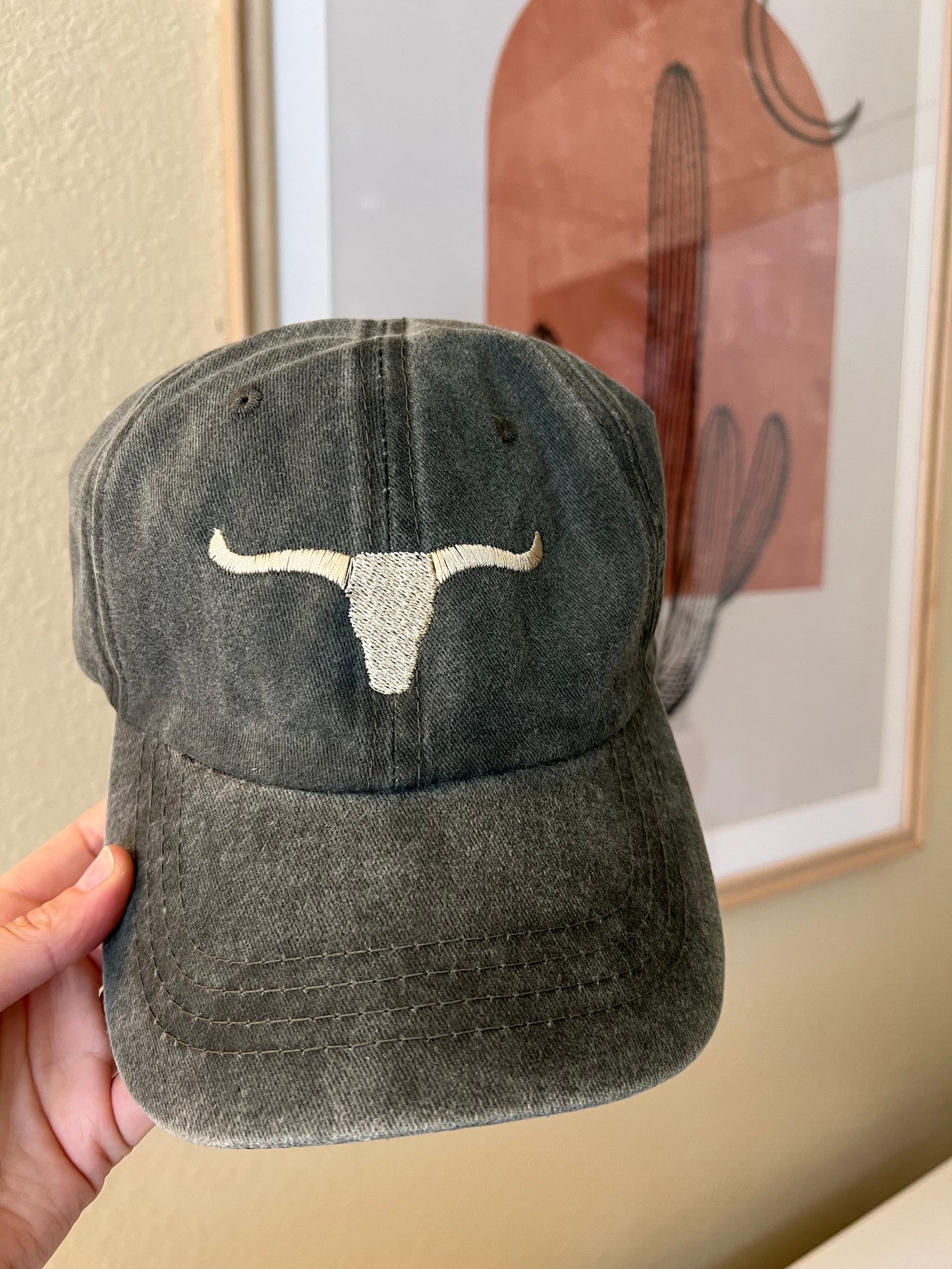 Longhorn Embroidered Hat