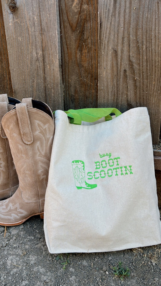 Busy Boot Scootin Tote