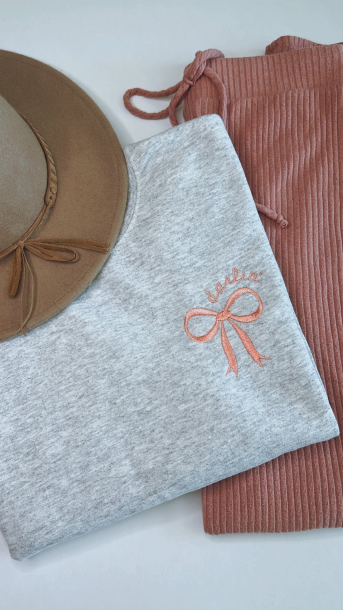 Darlin’ Embroidered Crewneck Sweatshirt