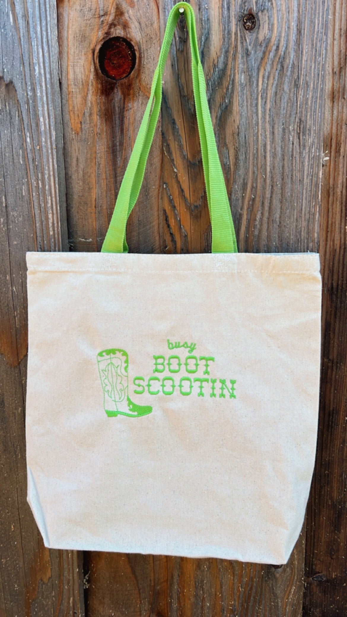 Busy Boot Scootin Tote