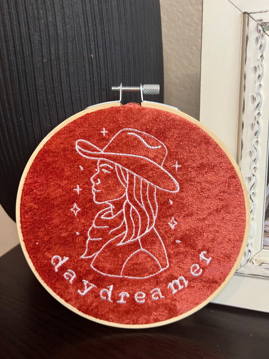 Daydreamer Embroidered Hoop Decor