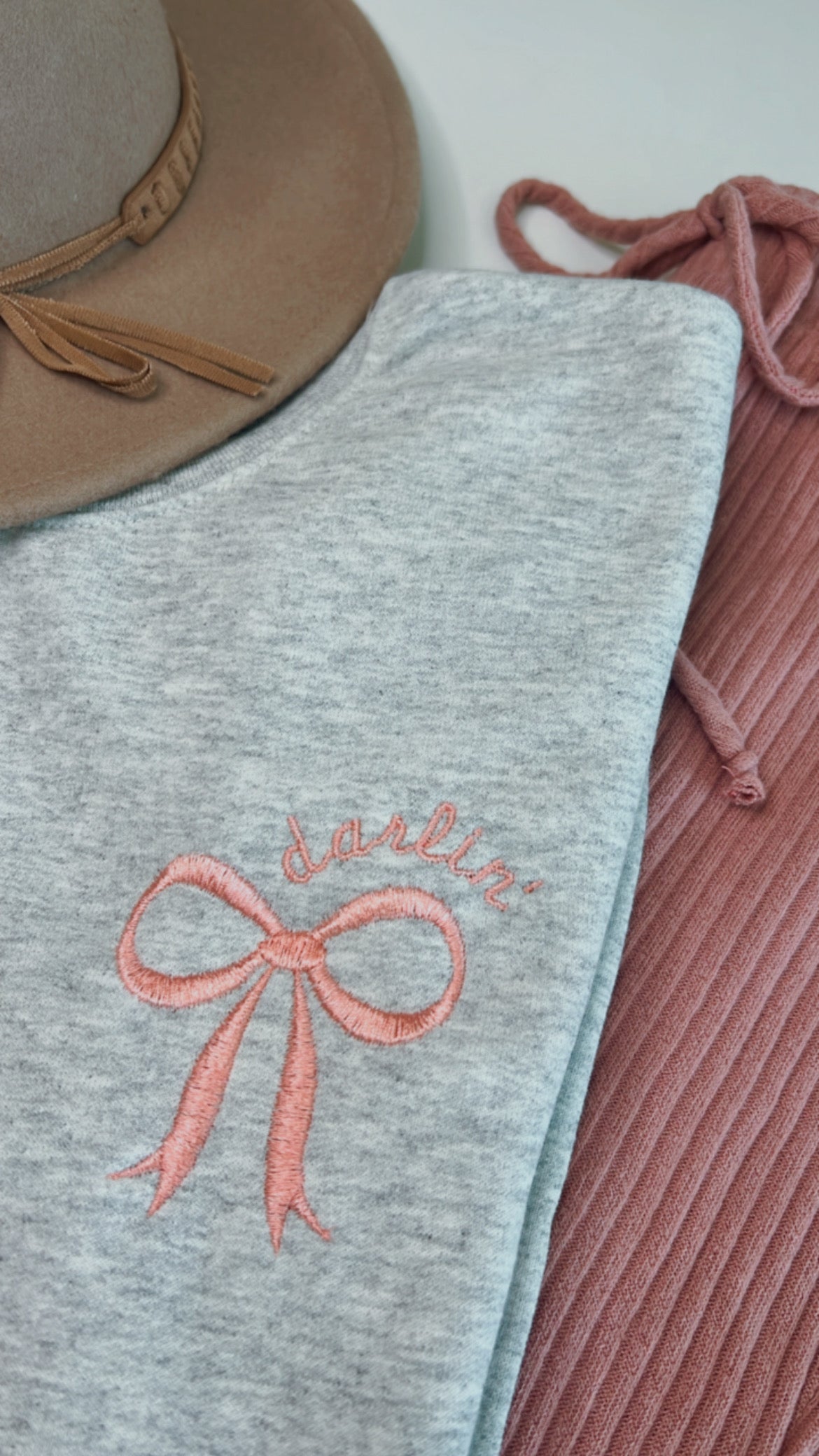 Darlin’ Embroidered Crewneck Sweatshirt