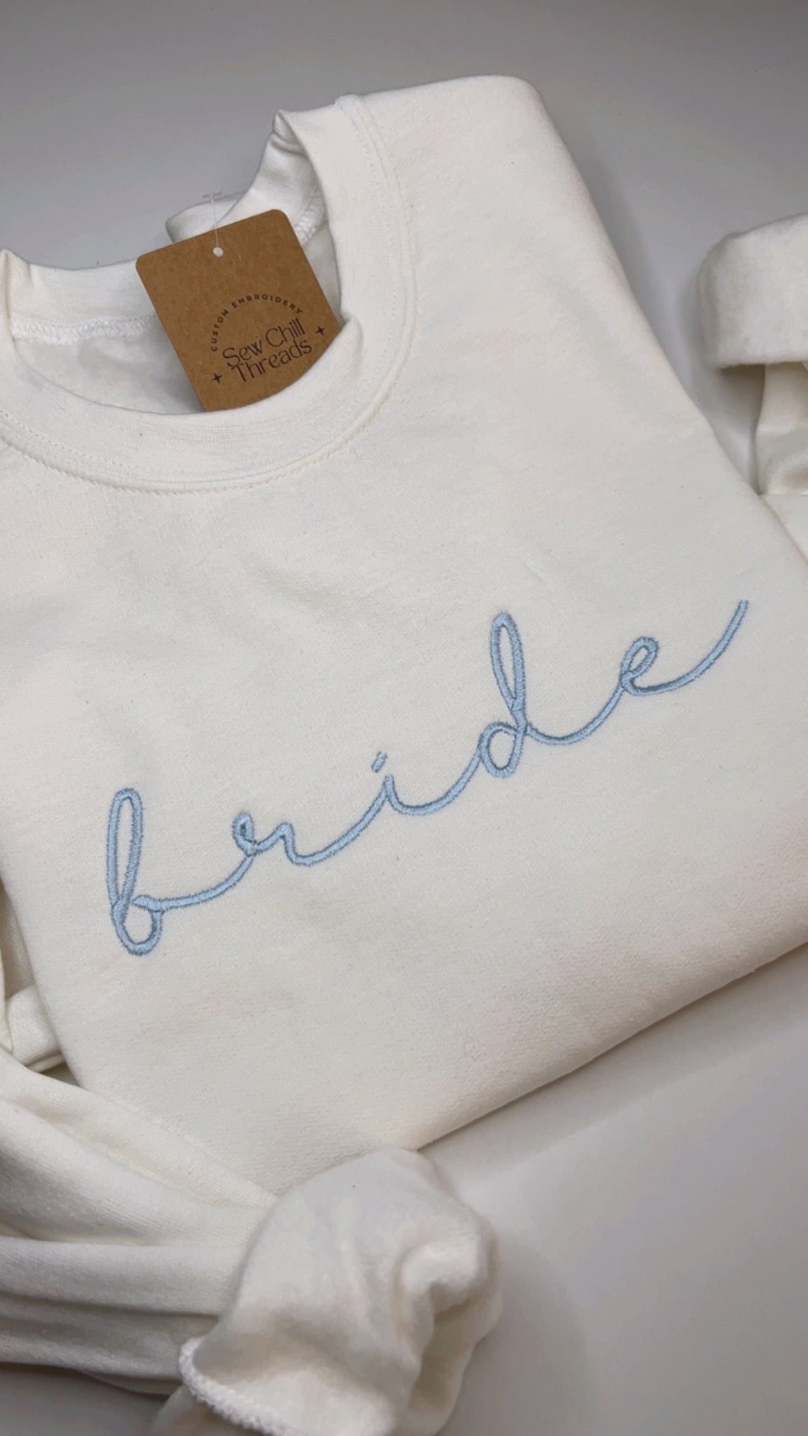 Bride Embroidered Crewneck Sweatshirt