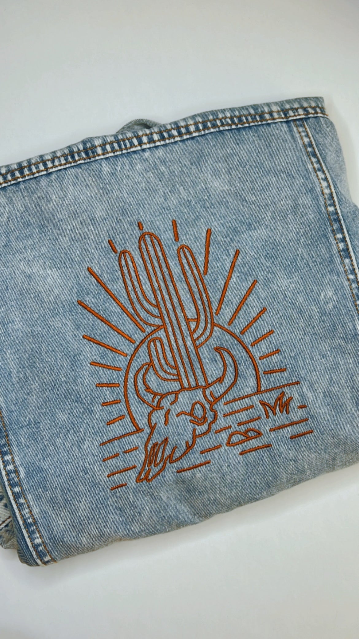 Desert Dreamer Embroidered Denim Jacket